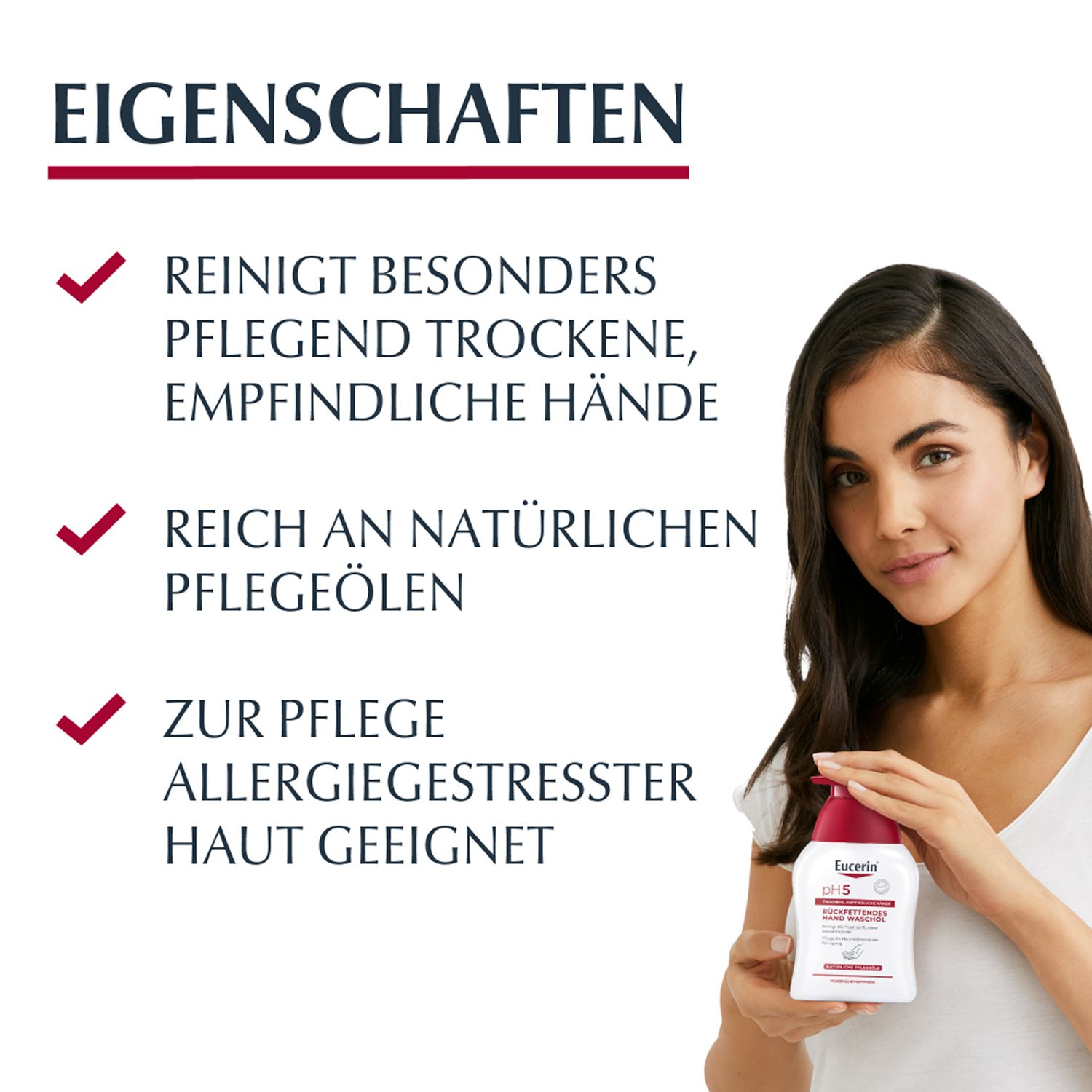 Eucerin® pH5 Hand Waschöl – Rückfettende Reinigung für empfindliche, trockene und strapazierte Hände