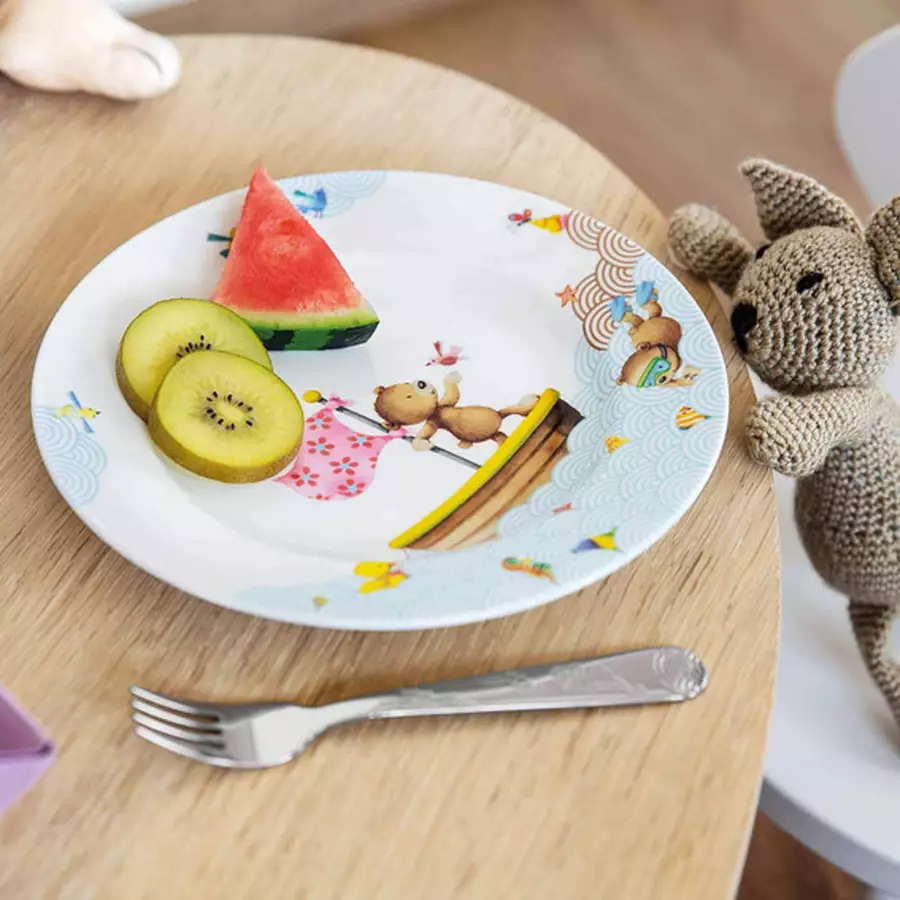 Villeroy & Boch Kindergeschirr Happy as a Bear 3er Set bunt