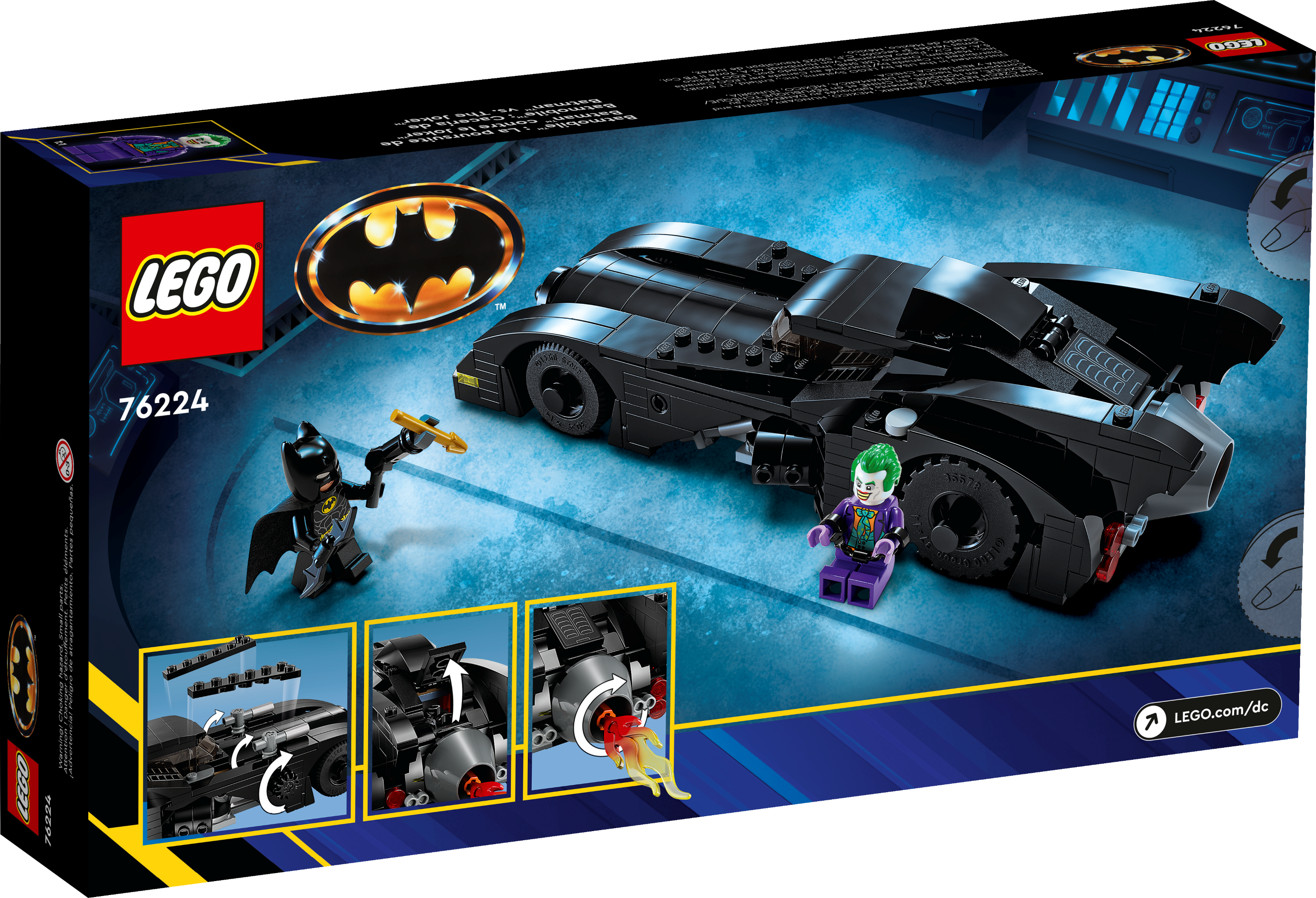 O Batmóvel™: Perseguição Batman™ vs. Coringa™ 76224
