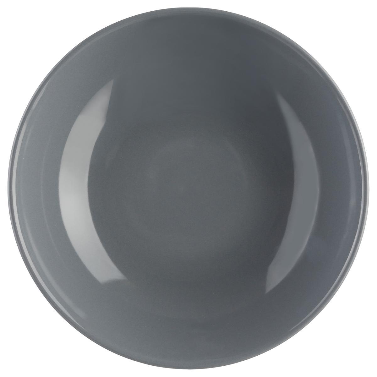 ASSIETTE CREUSE COLORAMA D.22CM GRIS
