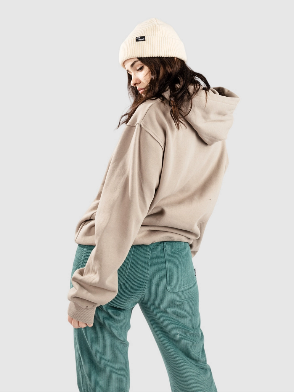 Blue Tomato Boyfriend Hoodie light brown