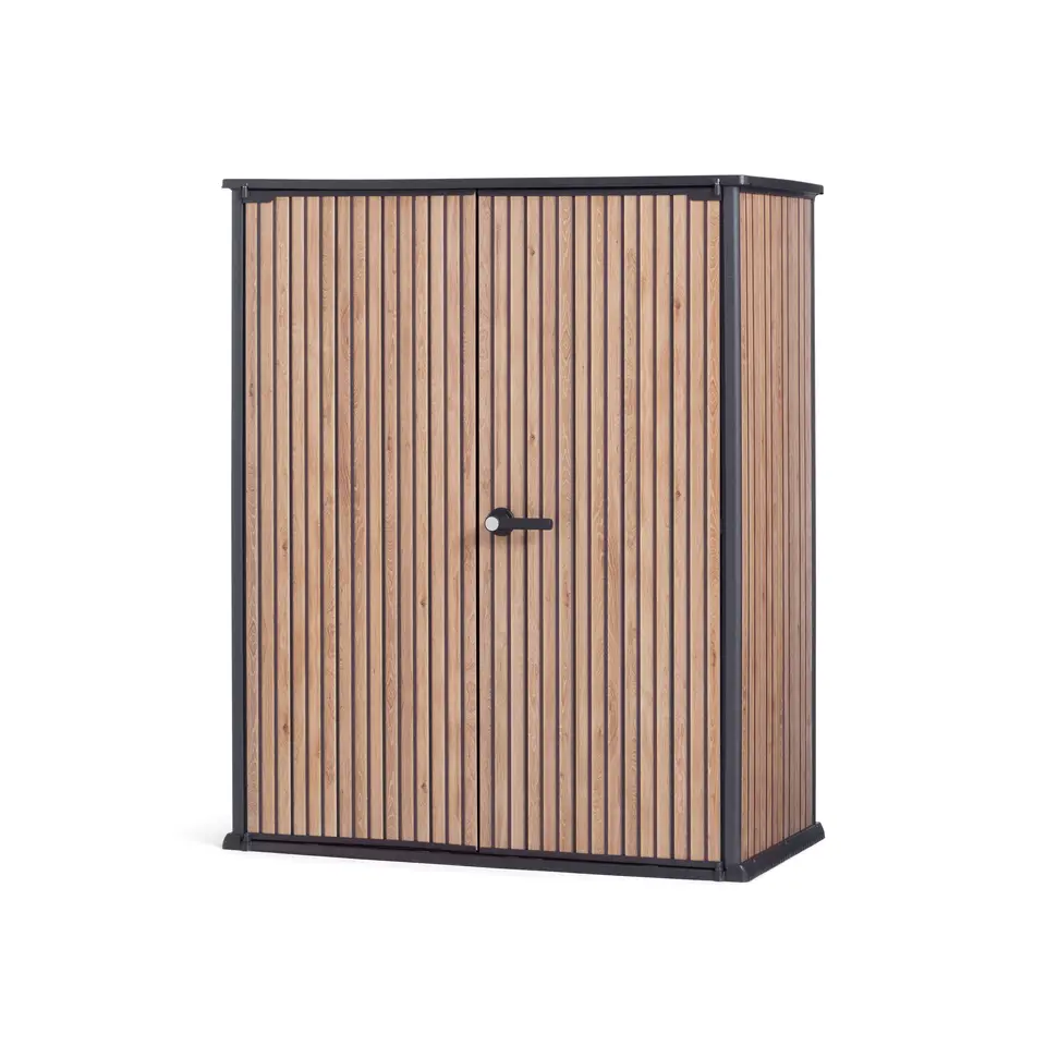 Keter Venetian Opbergkast - 140x73.6x170.4cm - Bruin