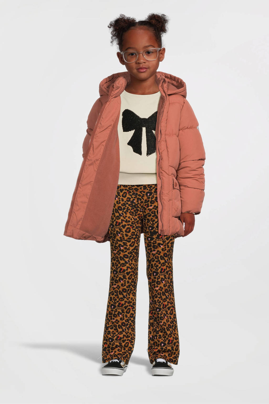 LOOXS winterjas oranjebruin