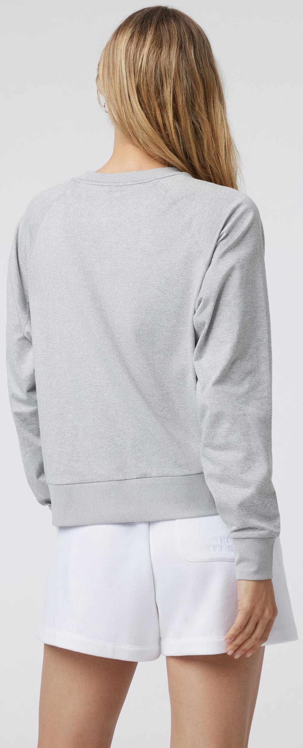 L/S Halo Crew Dame PHG/Pale Grey Heather