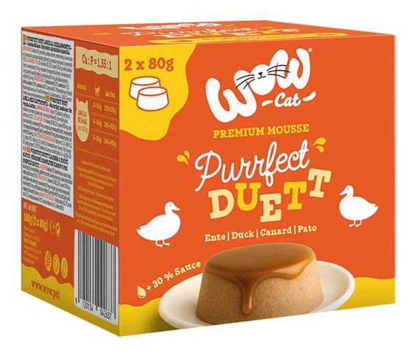 WOW® Nassfutter für Katzen Purrfect Duett