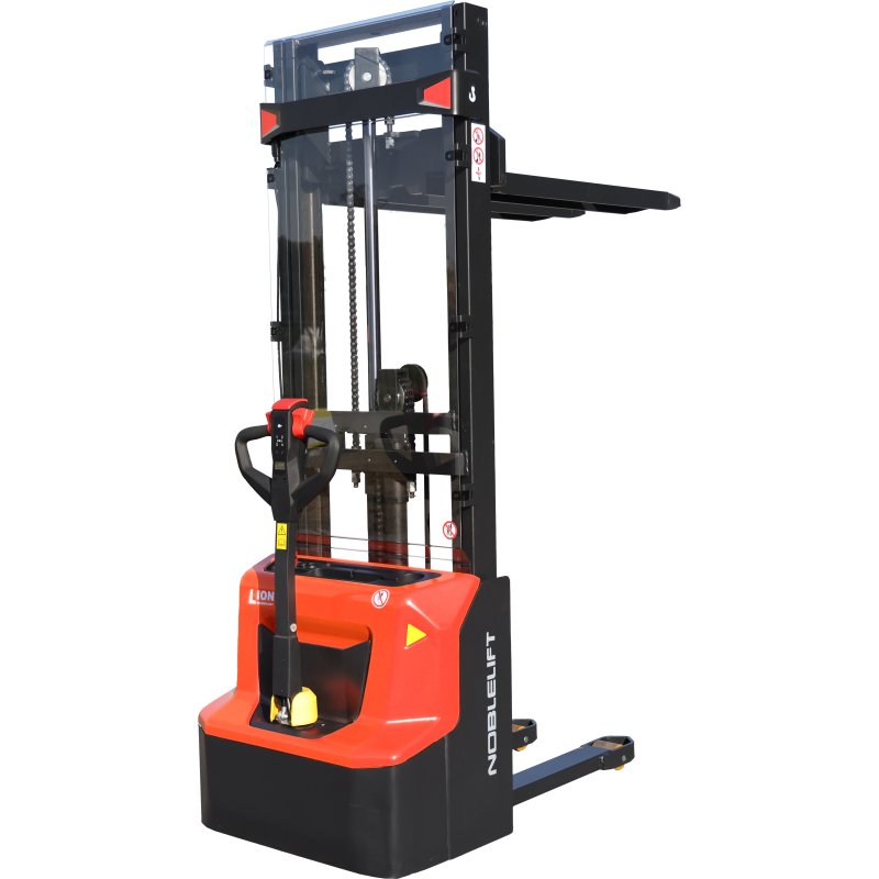 Gerbeur électrique lithium levée 3600 mm, capacité 1300 kg et batterie 100 Ah