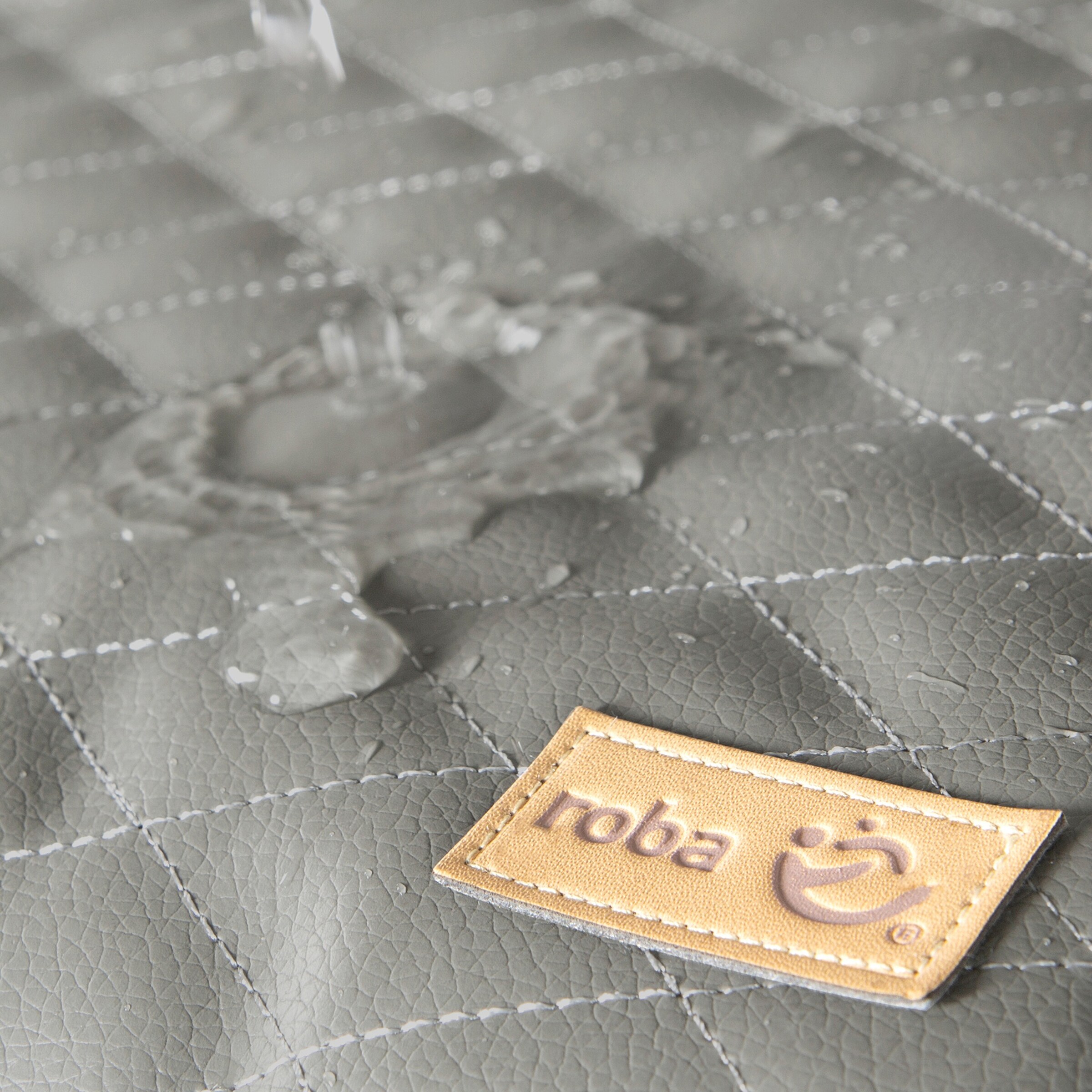 roba Sitzverkleinerer 2-teilig Stone gesteppt Sit Up 'Luxe'