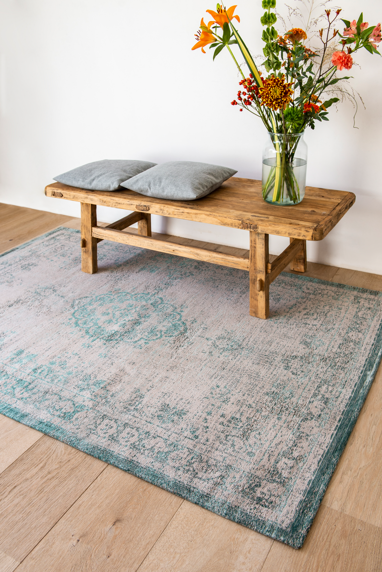 Ecorugs vloerkleed Medallion grijs 200x280 cm