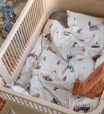 Sebra Senget?j - Baby - 100x70 cm - Busy Builders