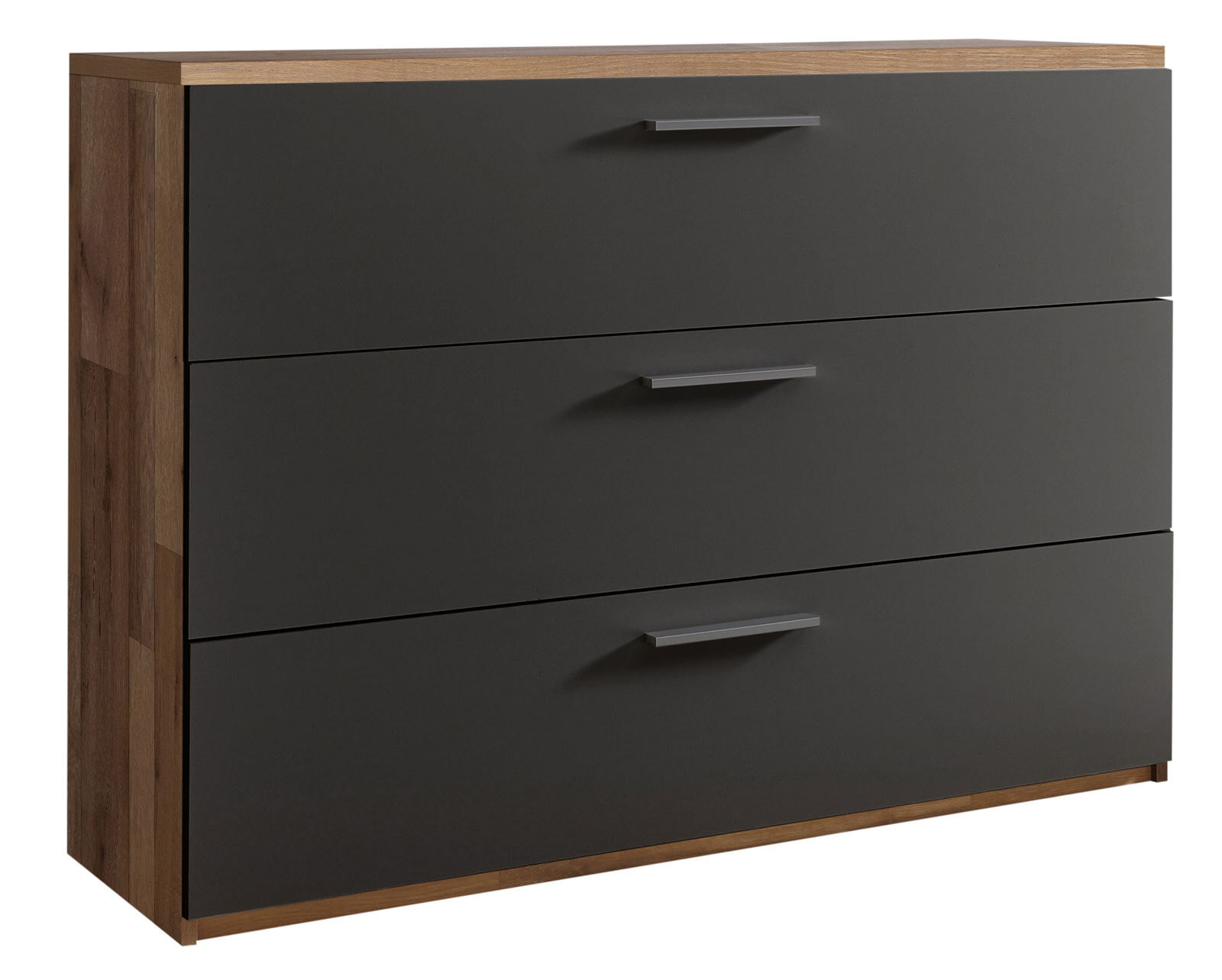Kommode Rivoli Montana Oak-Optik/Graphit 120x85x38 cm