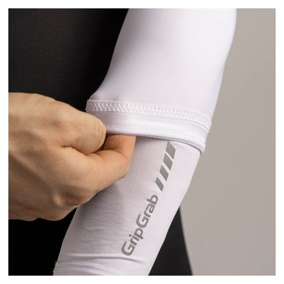 Manchettes GripGrab UPF 50  UV Protect Blanc