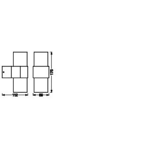 Wandleuchte Smart+ Rotary Updown, 10W, 3000K, RGBW, GrauSmarte Wandleuchte