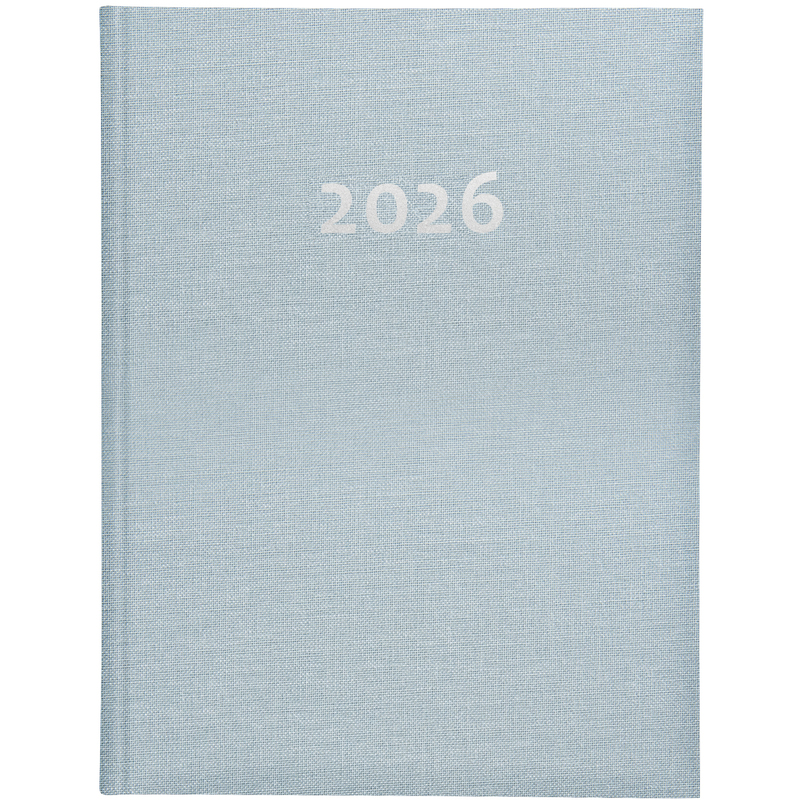 Biella Agenda 2026 Orario, 1 Woche / 2 Seiten, hellblau