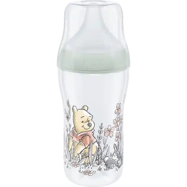 Perfect Match Babyflasche Winnie Puuh mit Temperature Control, ab 3 Monate, 260 ml