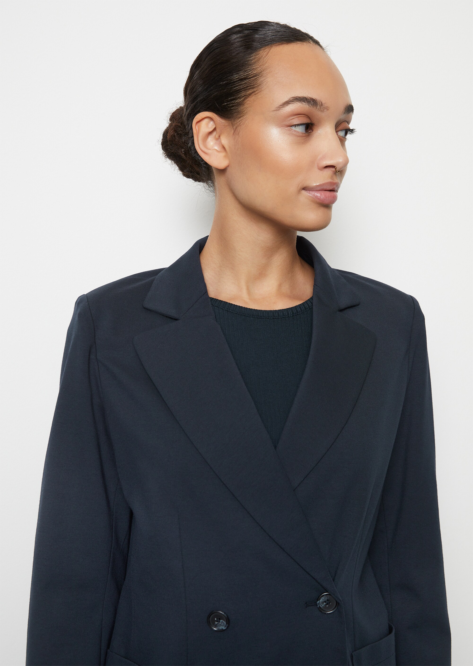 Jerseyblazer regularaus Interlock-Qualität