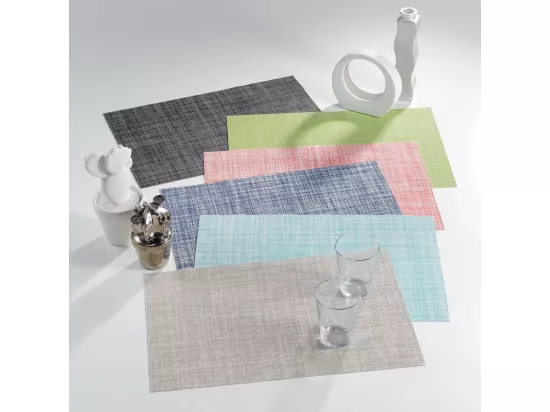 Set de table PVC Punto Noir 30 x 45 cm