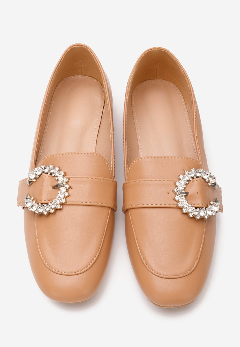 Mocassins élégants femme chameau Madalena