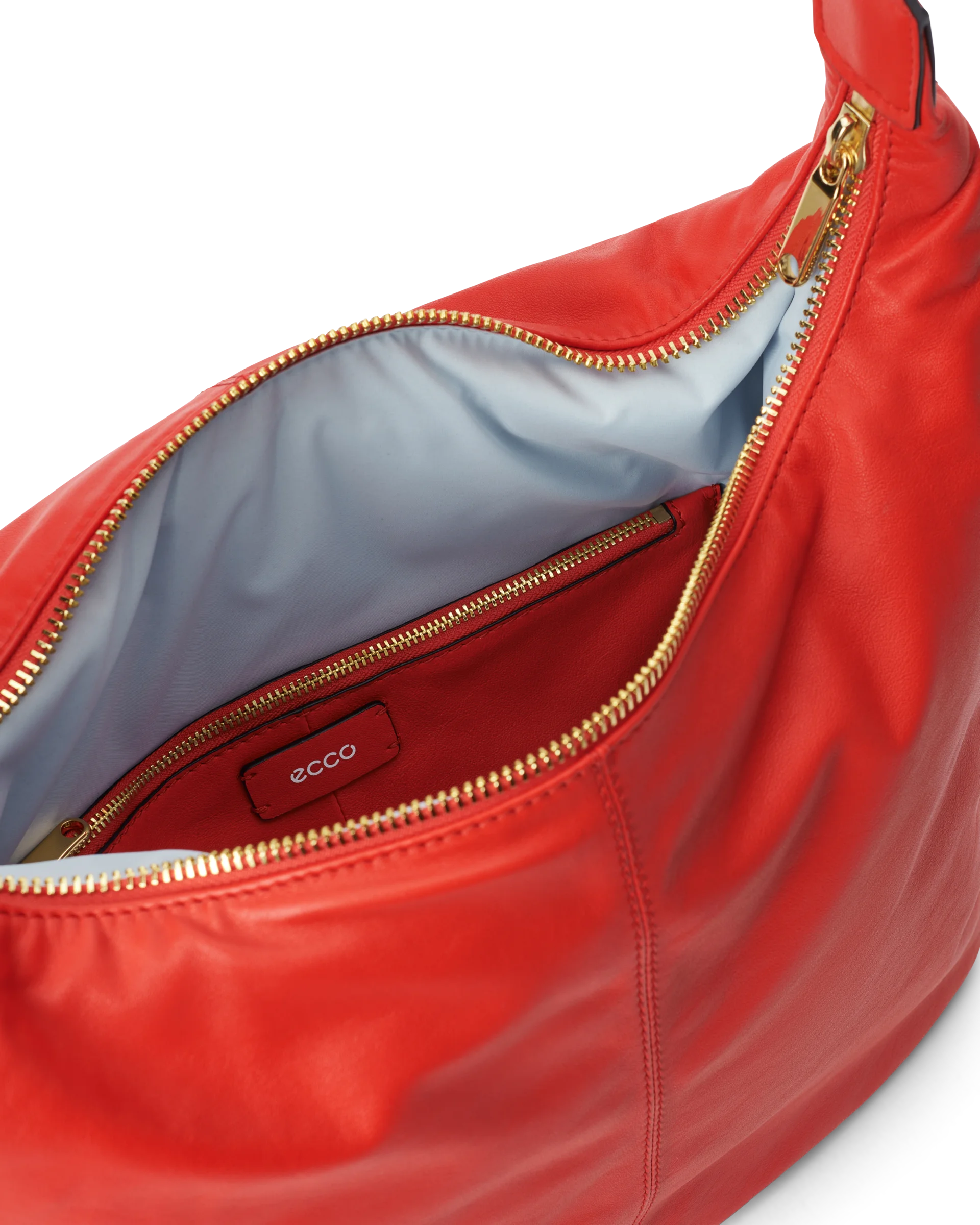 ECCO Hobo Hobo-Tasche aus Leder Rot 35X40X18 cm