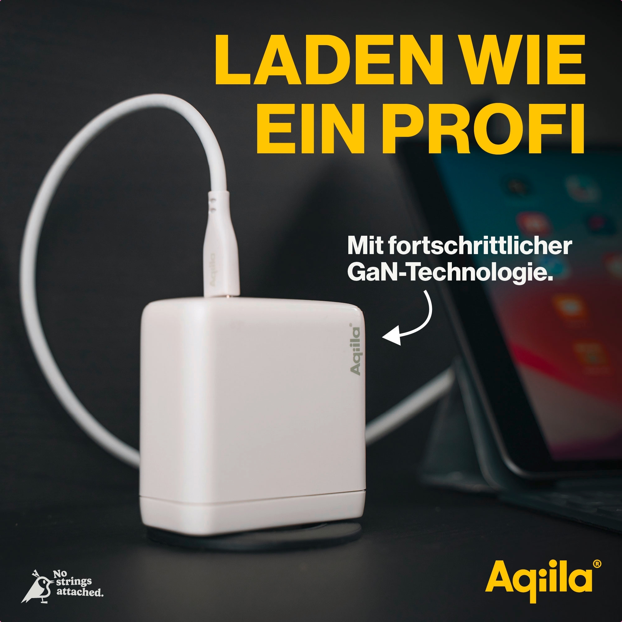 Aqiila Chargebird W4 Steckerlader 120W 2x USB-C 1x USB-A