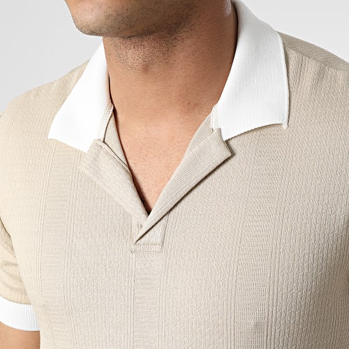 Polo Manches Courtes UY798 Beige