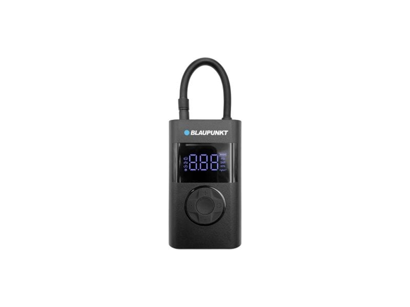 Blaupunkt Luftkompressor TPM-124 0.2-10 bar Tragbare Akku-Luftpumpe zum Befüllen und zur Druckkontrolle von Reifen, Bällen und anderen Aufblasartikeln.