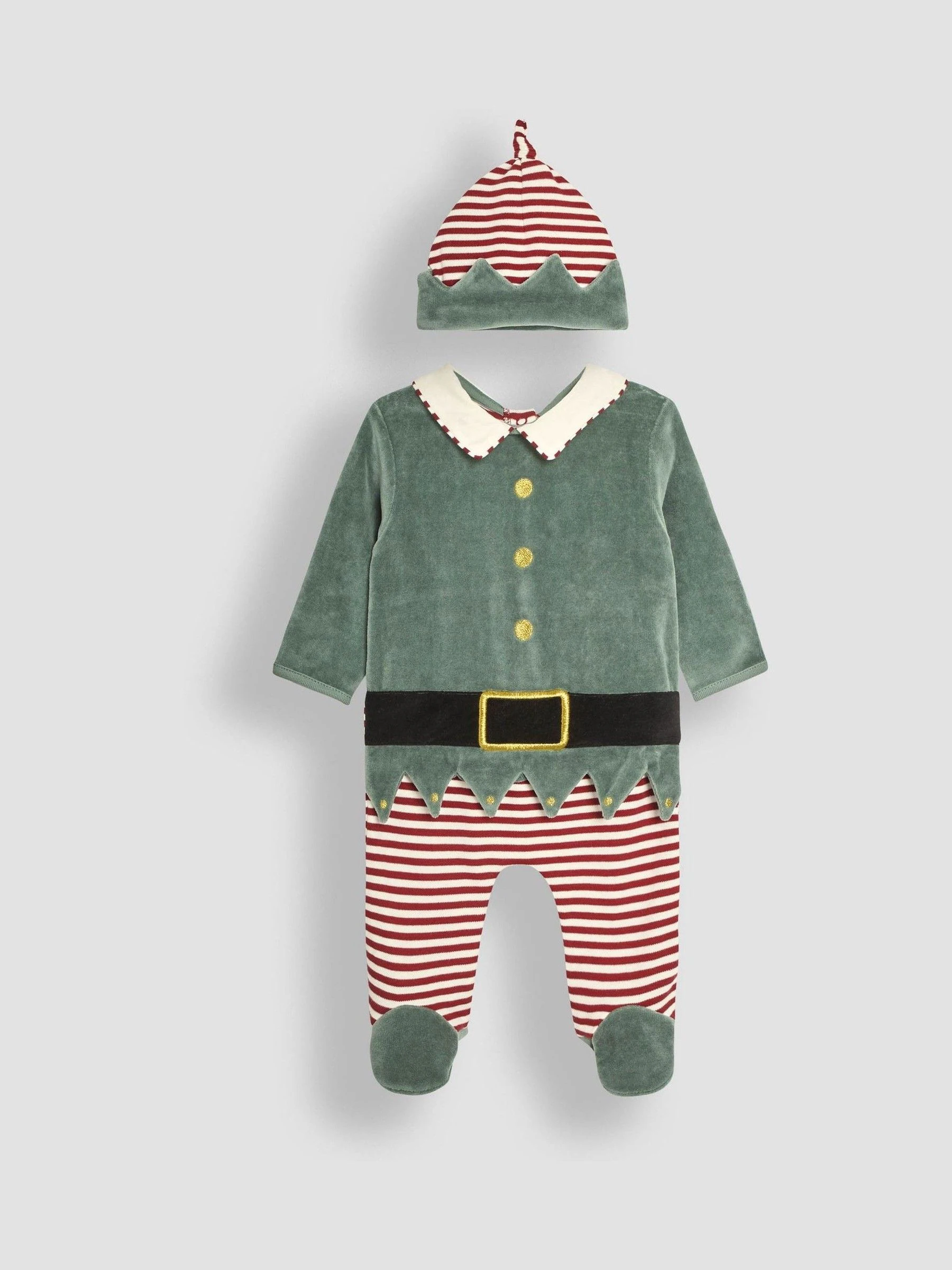 JoJo Maman Bébé - 2-delige outfitset met elf voor baby's