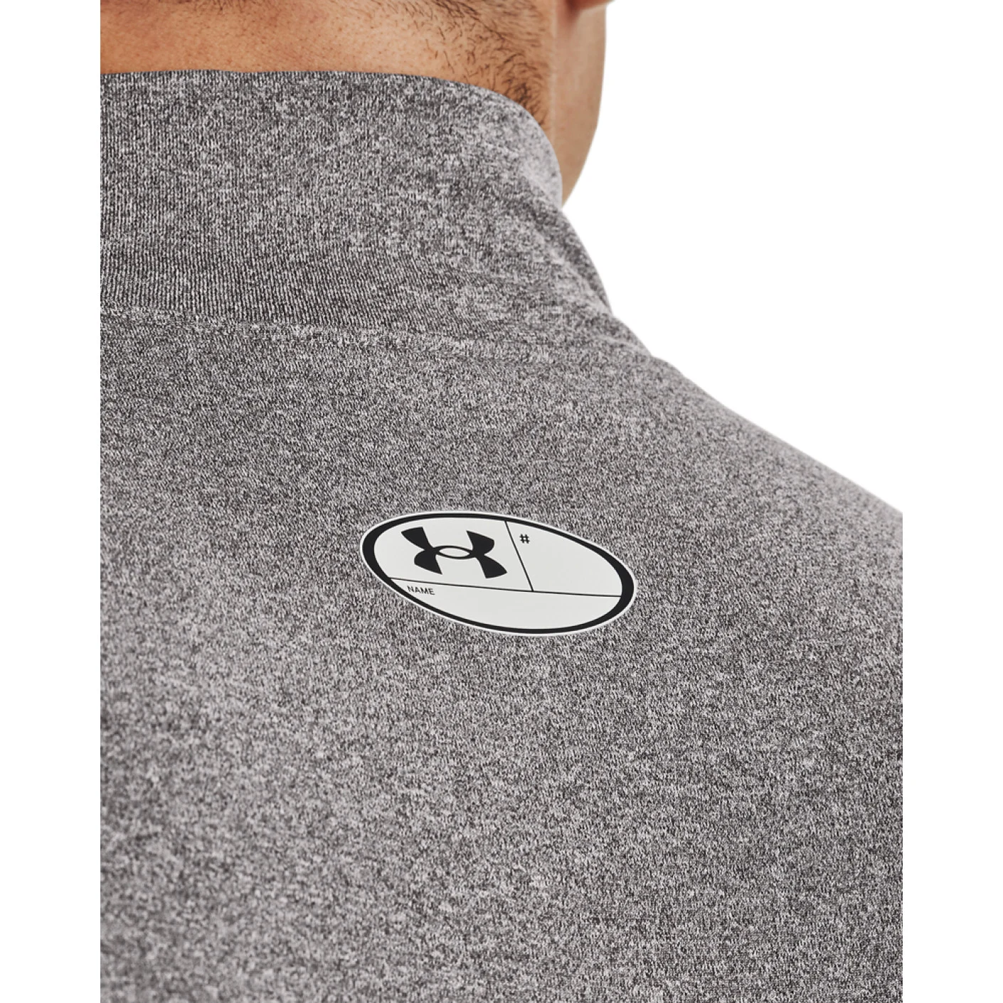Under Armour Cold Gear Ondershirt Grijs Zwart