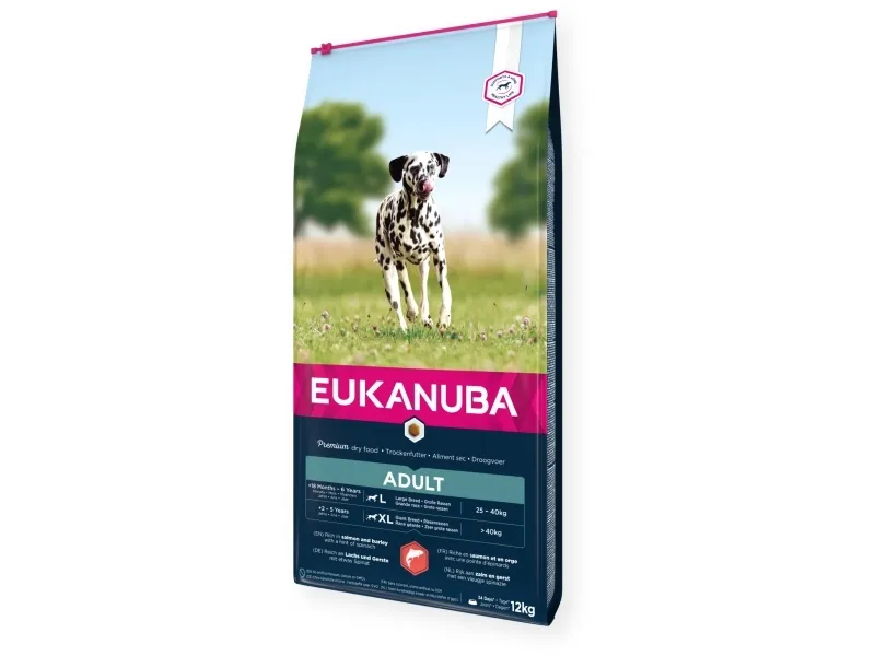 Eukanuba Euk Adult Large Laks og Byg 12 kg