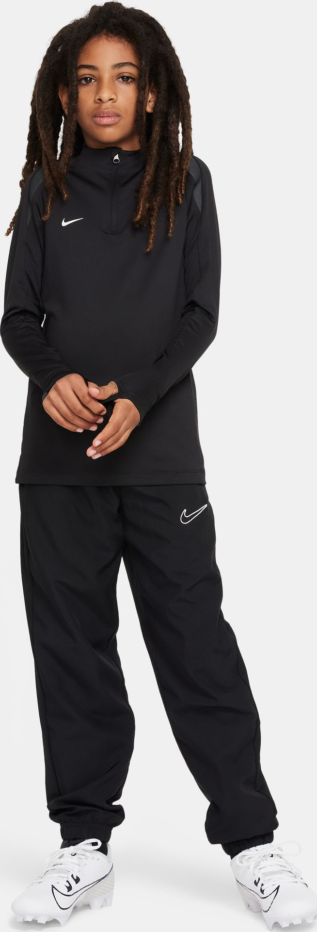 Dri-FIT Strike Football Drill Top Junior Black/Anthracite/White
