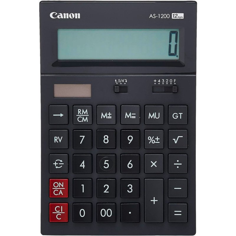 Calculatrice de bureau Canon AS-1200 - 12 chiffres