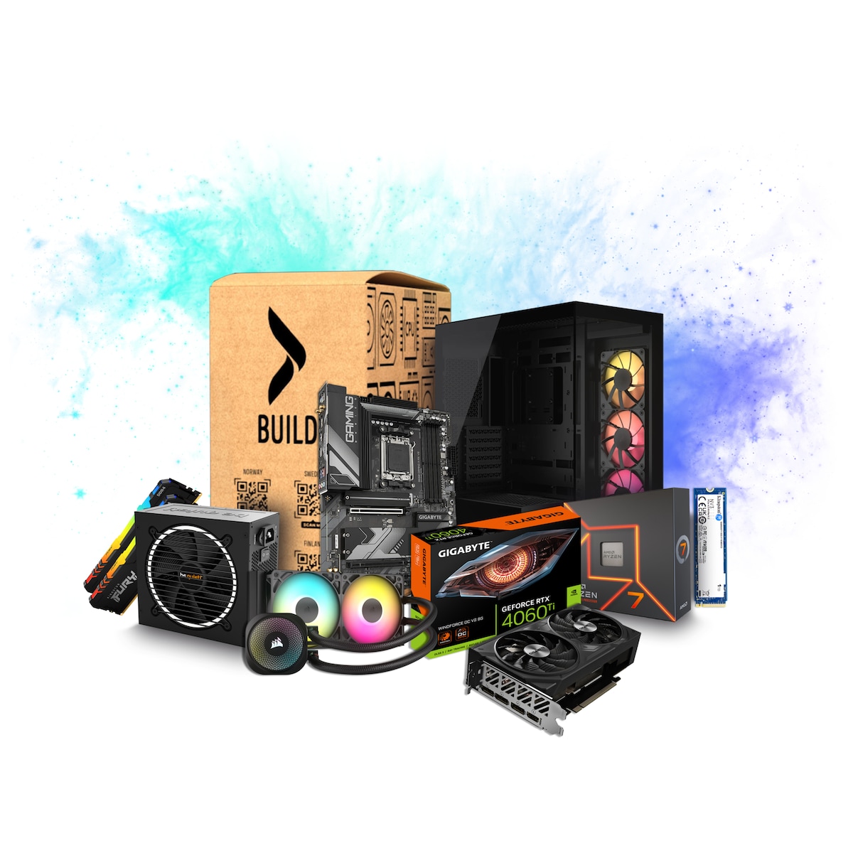 Elkjøp Build 220 R7/32/2TB/RTX 4060 Ti