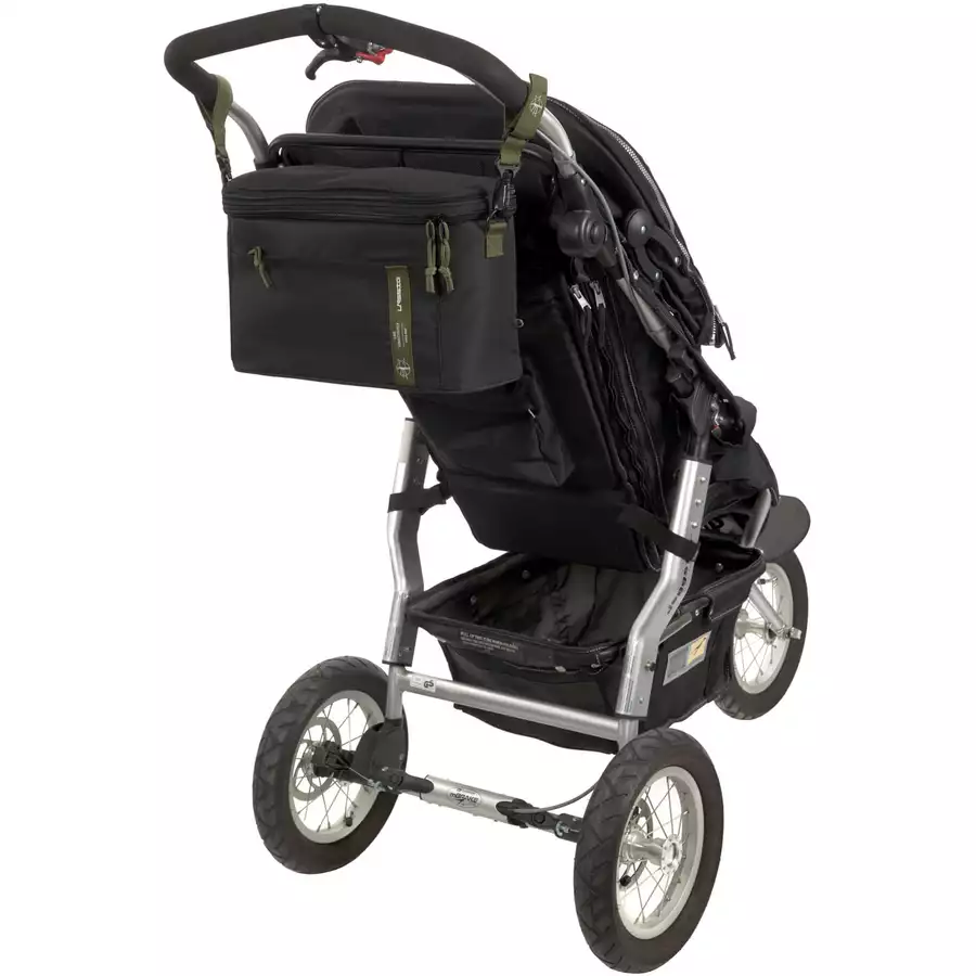 LÄSSIG Kinderwagentasche Buggy Shopper isoliert schwarz