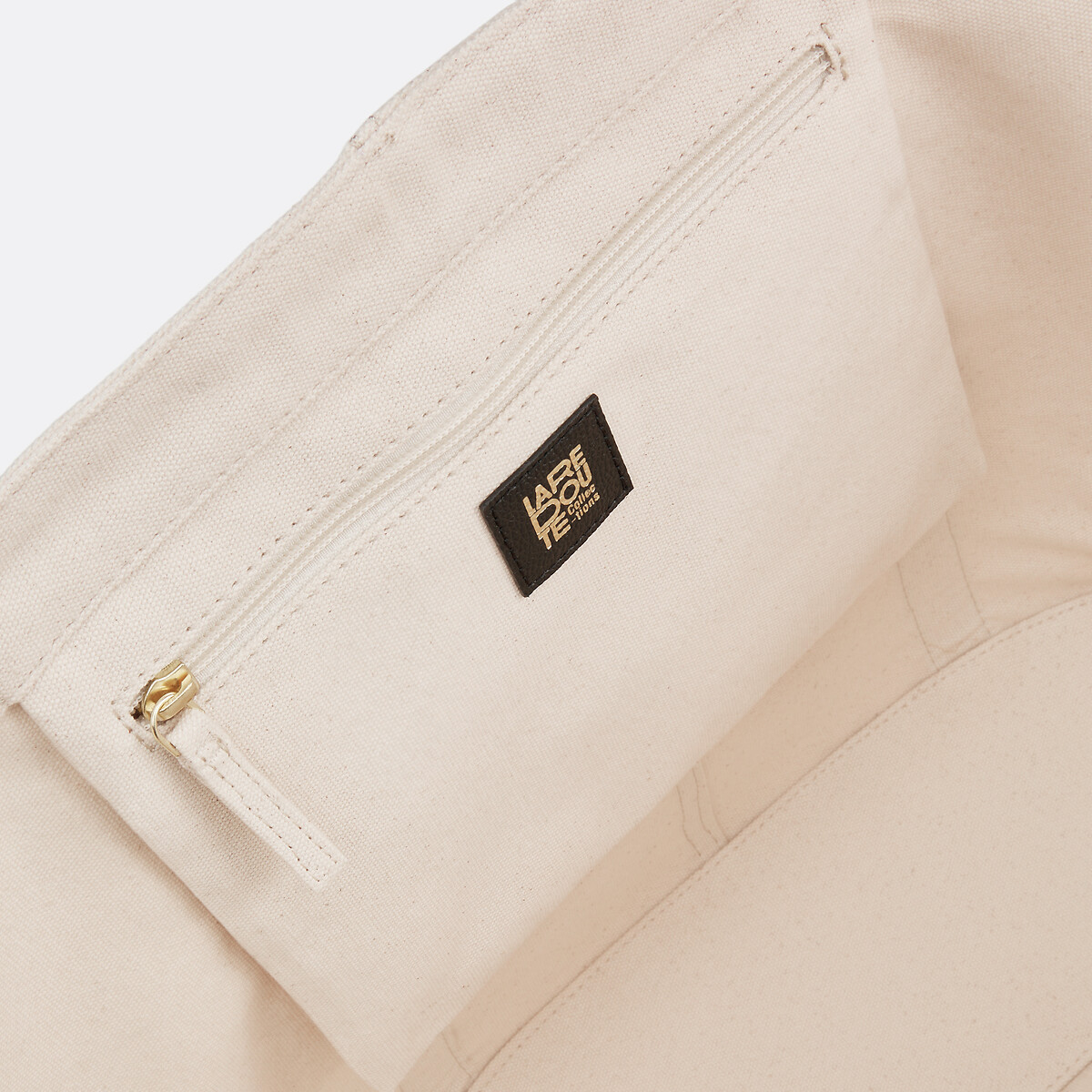 COLEÇÕES LA REDOUTE<br>Bolsa tote em dois materiais