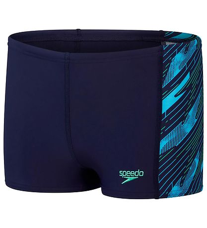 Speedo Bådebukser - Hyperboom Panel Aquashort - Navy/Green