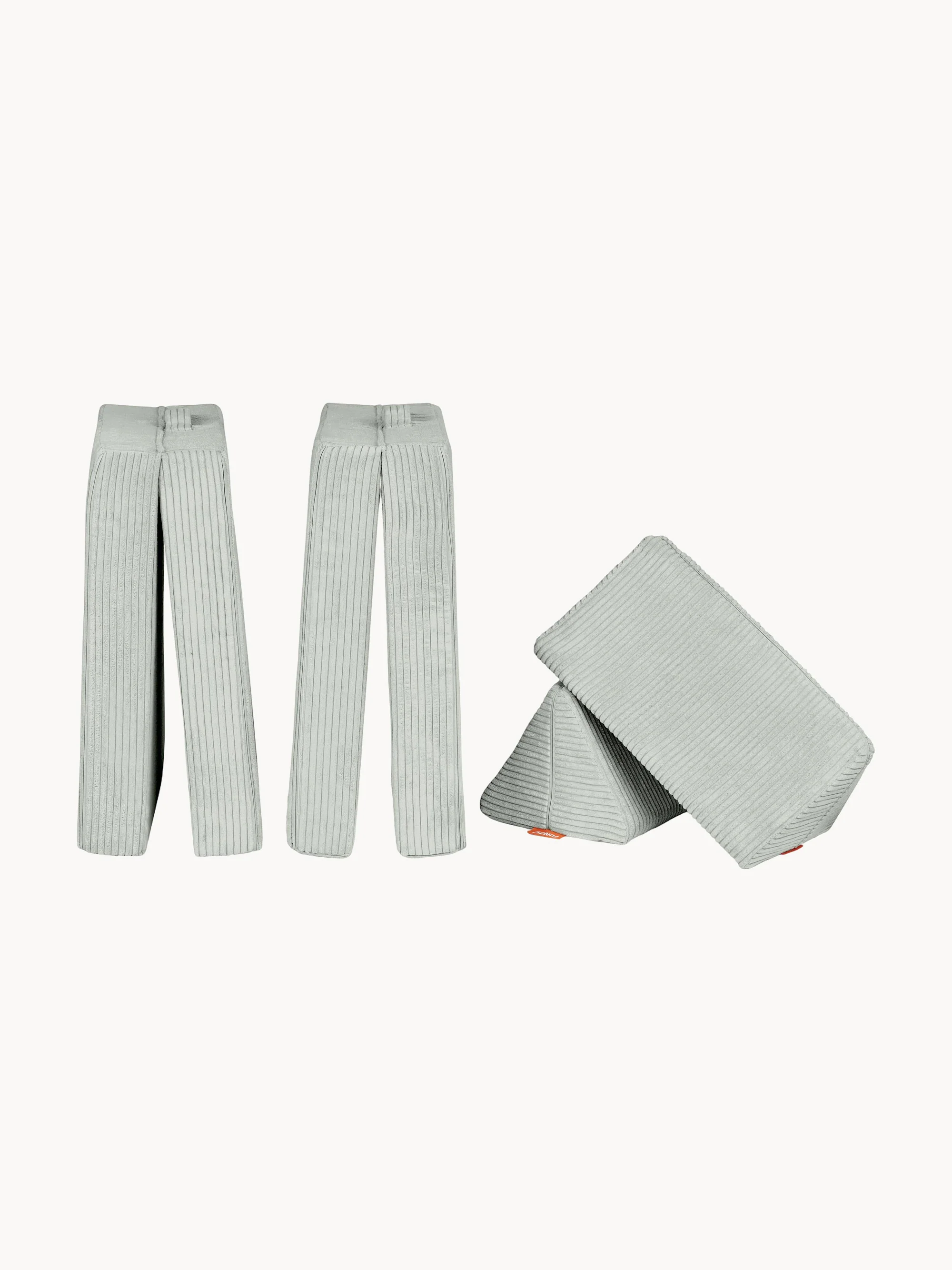 Handgemaakte modulaire corduroy speelbank voor kinderen Mila