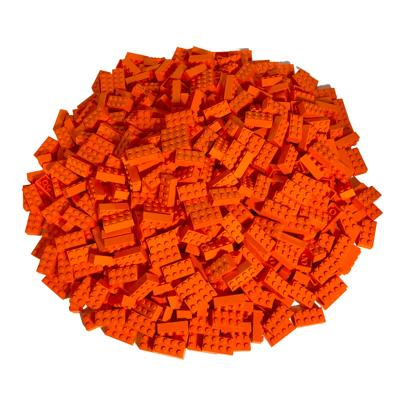 LEGO® 2x4 Steine Hochsteine Orange - 3001 - Menge 100x