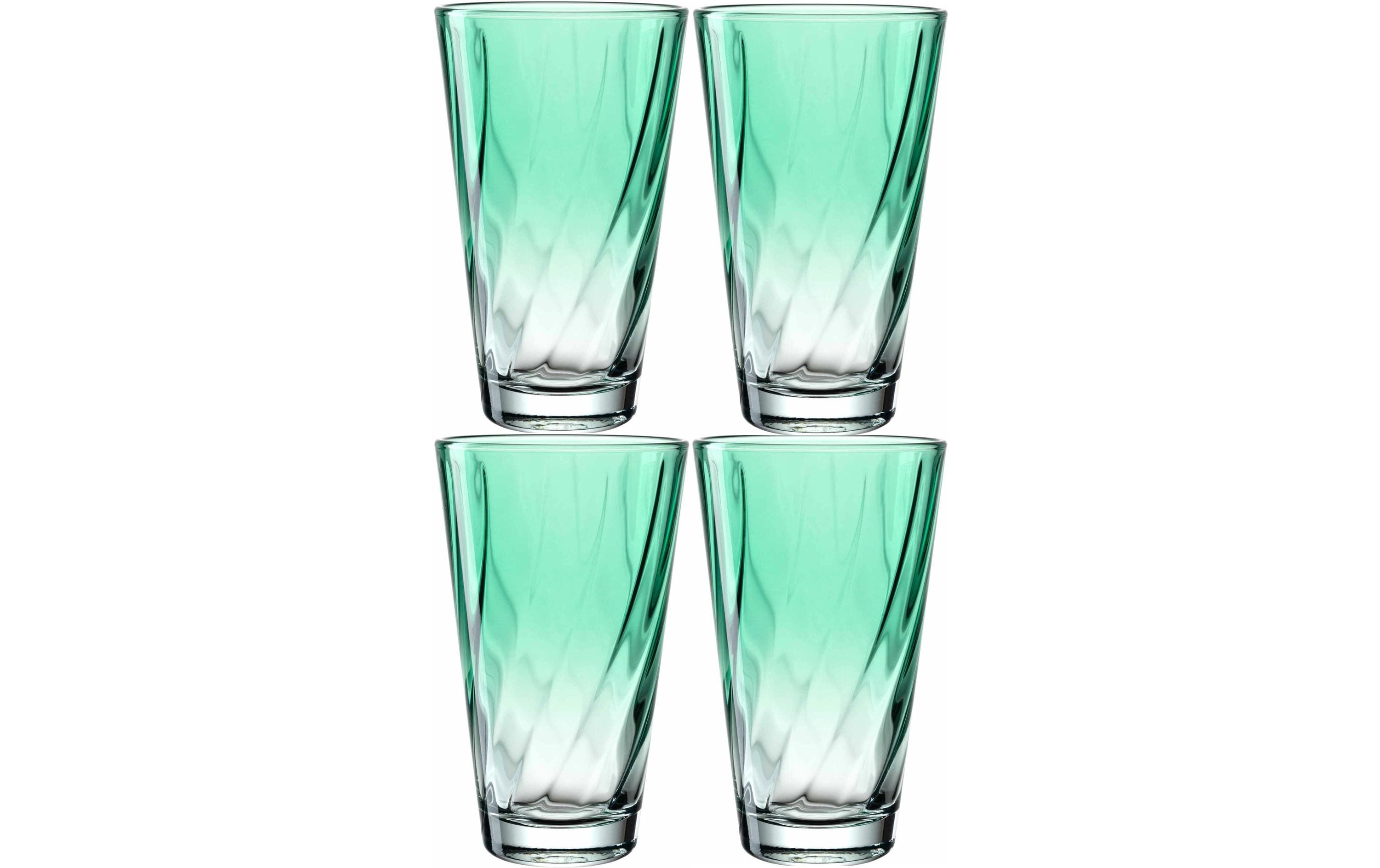 Trinkglas Twist 300 ml, 4 Stück, TürkisGetränkegläser-Set