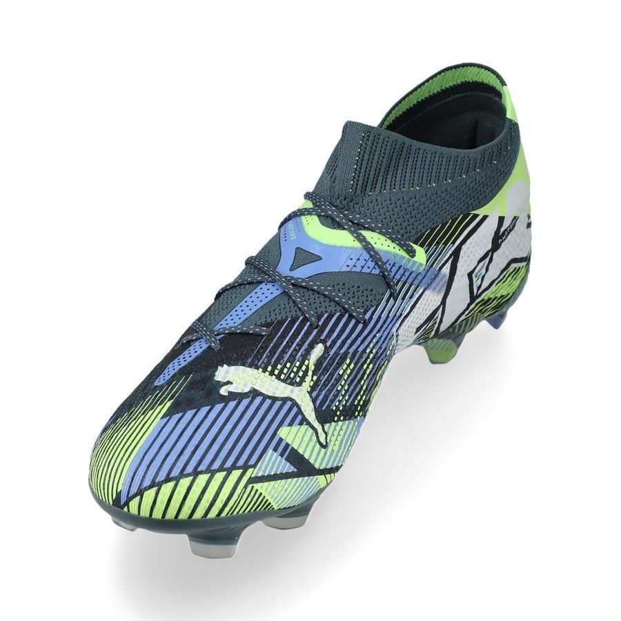 PUMA Future 7 Ultimate FG/AG Lights Out - Gray Skies/Blanc/Fizzy Apple Femme