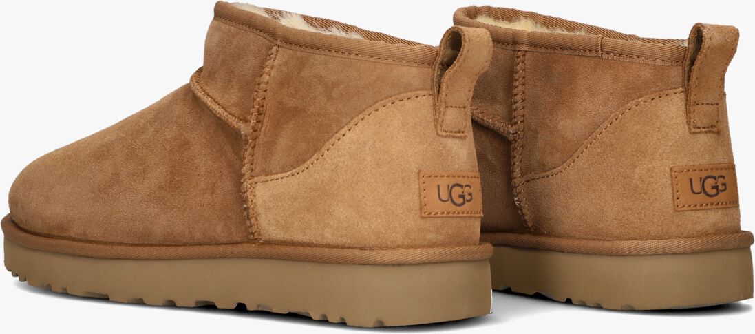 camel ugg vachtlaarzen w classic ultra mini