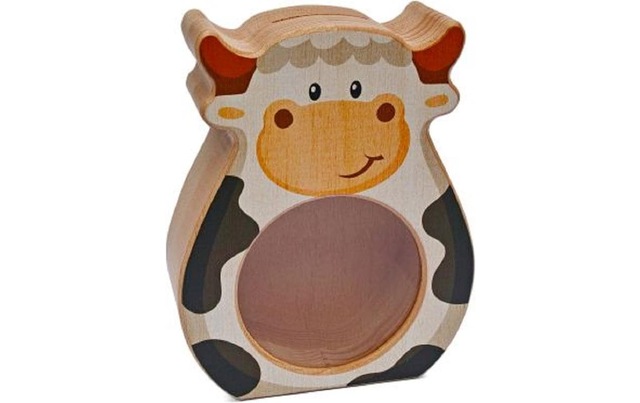 Spardose »Flora Kuh« Holzart: Buche (Deutschland, Schweiz)