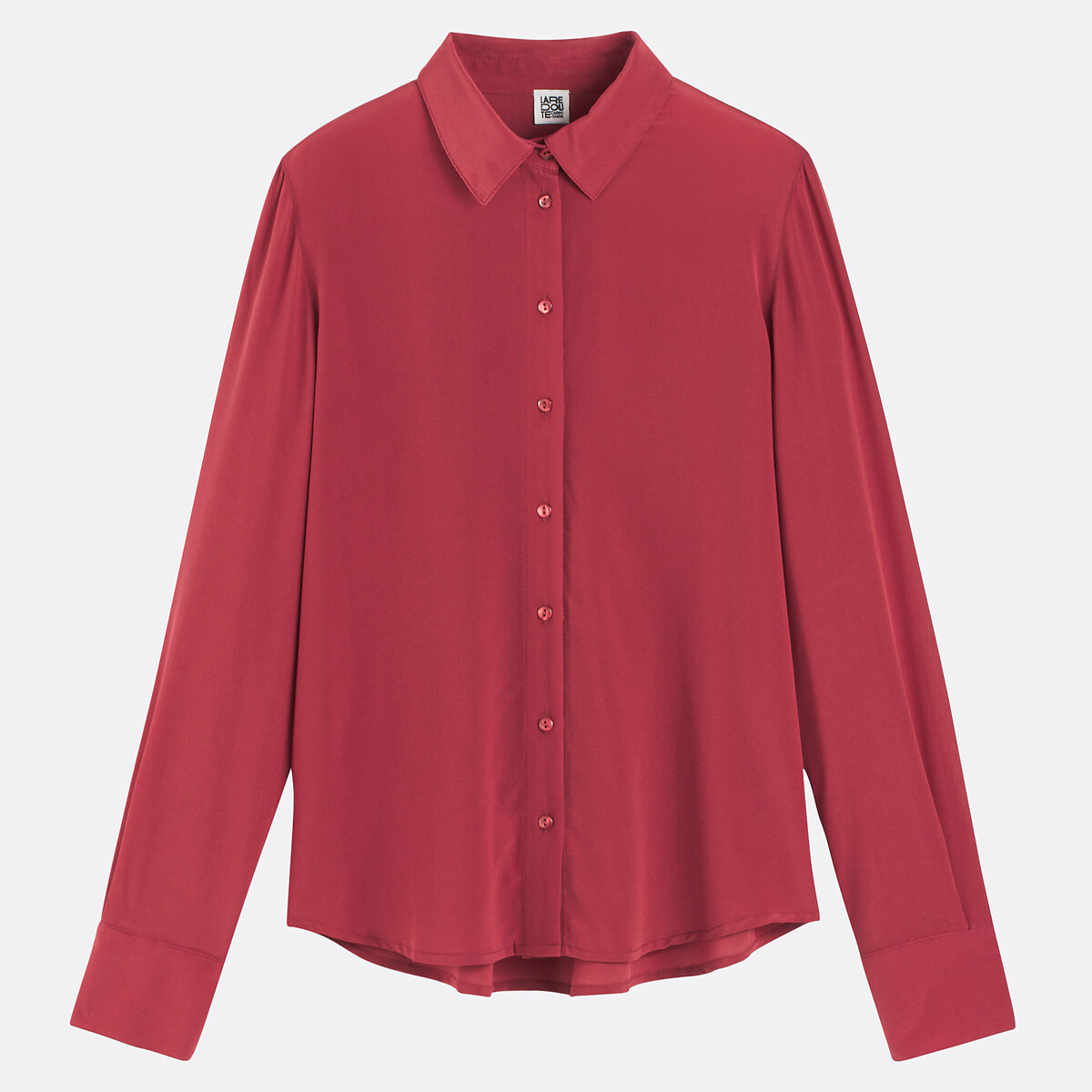 COLEÇÕES LA REDOUTE<br>Camisa de seda de manga comprida