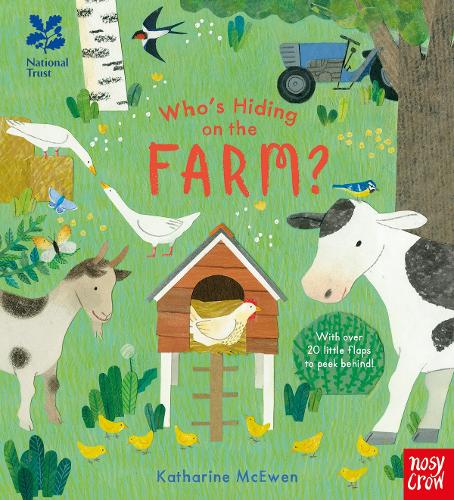 National Trust: Who's Hiding on the Farm - Who's Hiding Here (Board book)