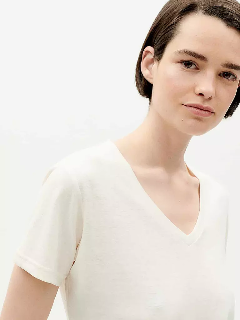 THINKING MU T-Shirt CLAVEL creme