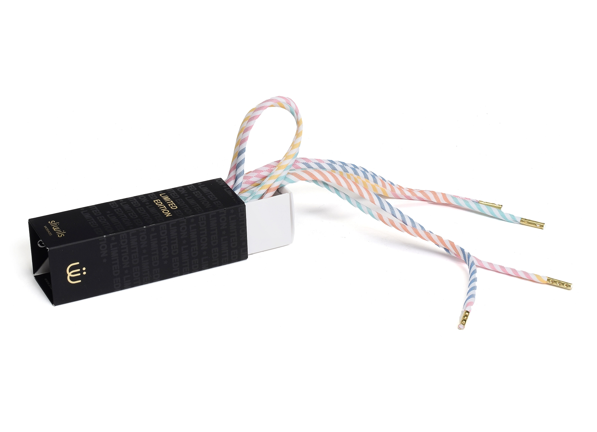 Lacets ltd edition blanc multicolore