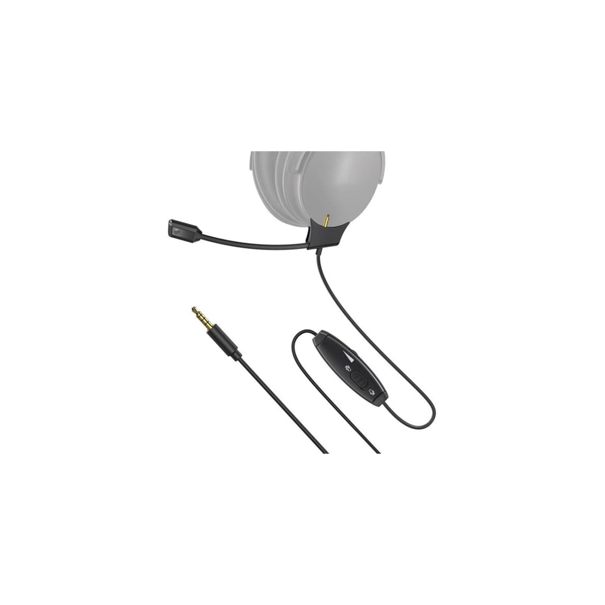 Lydkabel med mikrofon for BOSE QC35I/QC35II