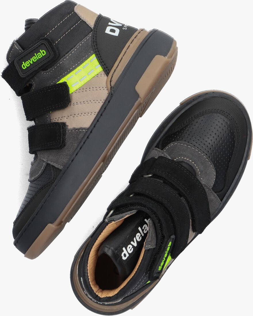 DEVELAB zwarte develab hoge sneaker 47679