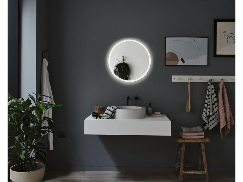 Paulmann Spiegel Mirra Ø 60 cm, LED Leuchtspiegel mit variabler Farbtemperatur