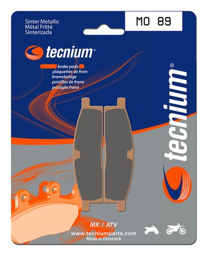 Plaquettes de freins Tecnium MX/Quad métal fritté - MO89