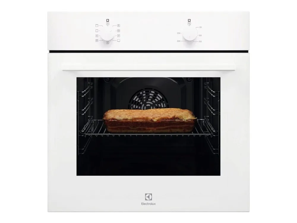Electrolux SurroundCook 500 BOC002EV - Ovn - til indbygning - niche - bredde: 56 cm - dybde: 55 cm - højde: 57.8 cm - med selv-rengøring - Klasse A - hvid
