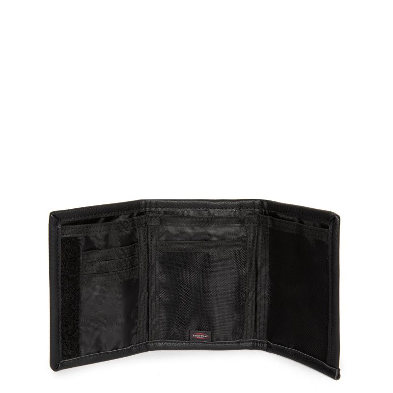 Portefeuille Crew 13.5 cm Grained Black
